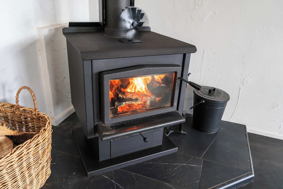 Bring in the firewood and settle in for the evening.