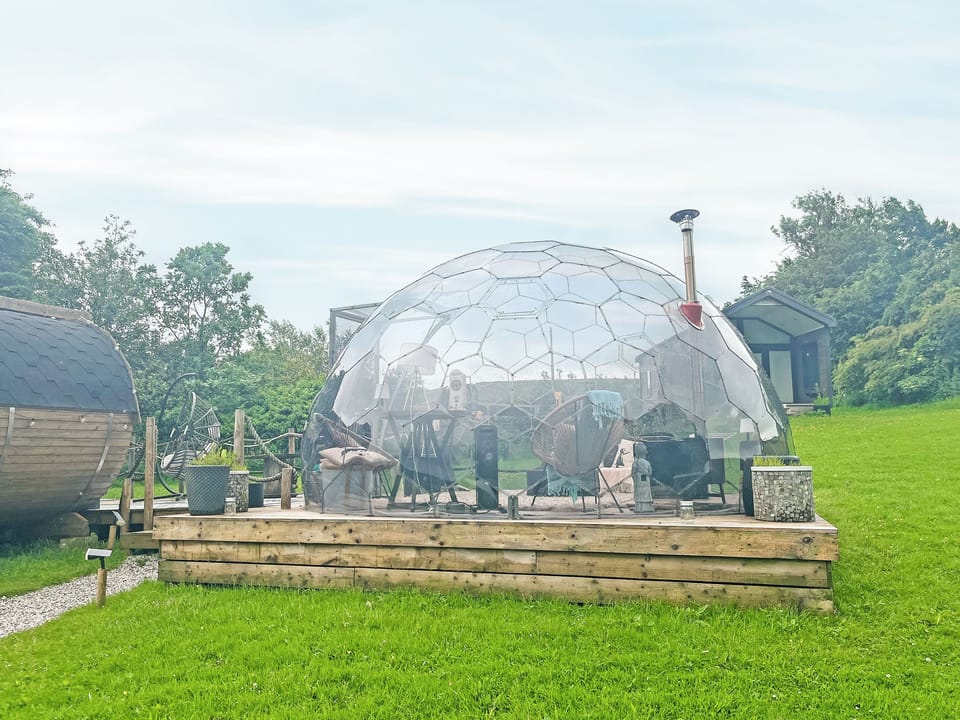 Exterior | Ingleborough Dome - Deerstone Glamping, Clitheroe and the Ribble Valley