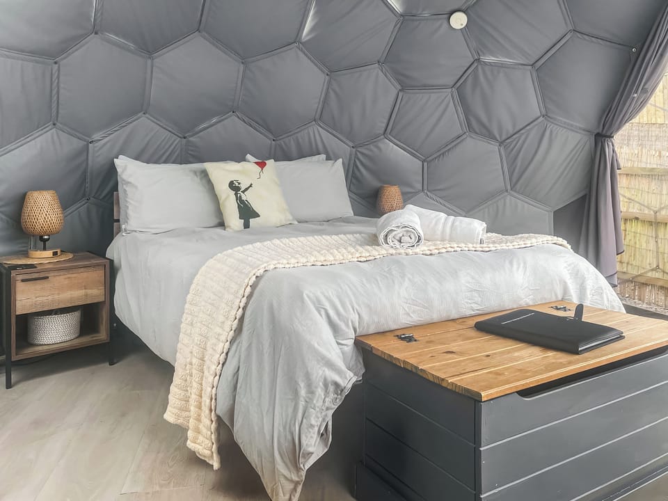 Interior | Weets Hill Dome - Deerstone Glamping, Earby