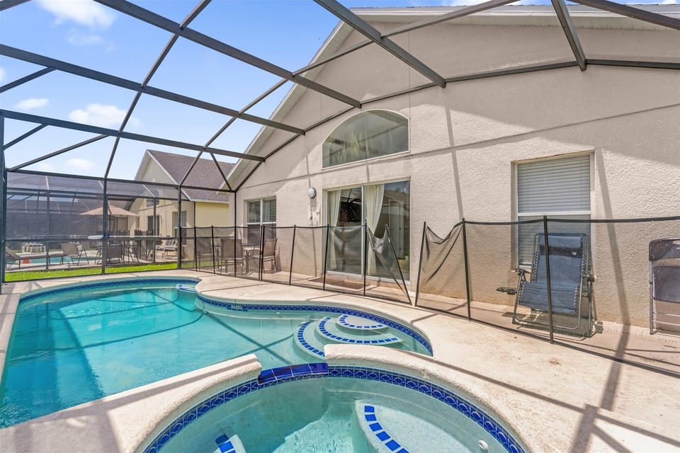 Unwind in the private enclosed pool deck complete with a integrated spa