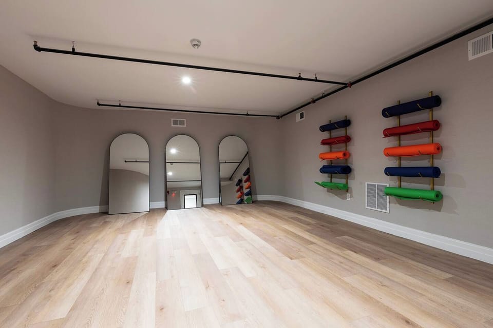 Huge yoga studio included free with all bookings