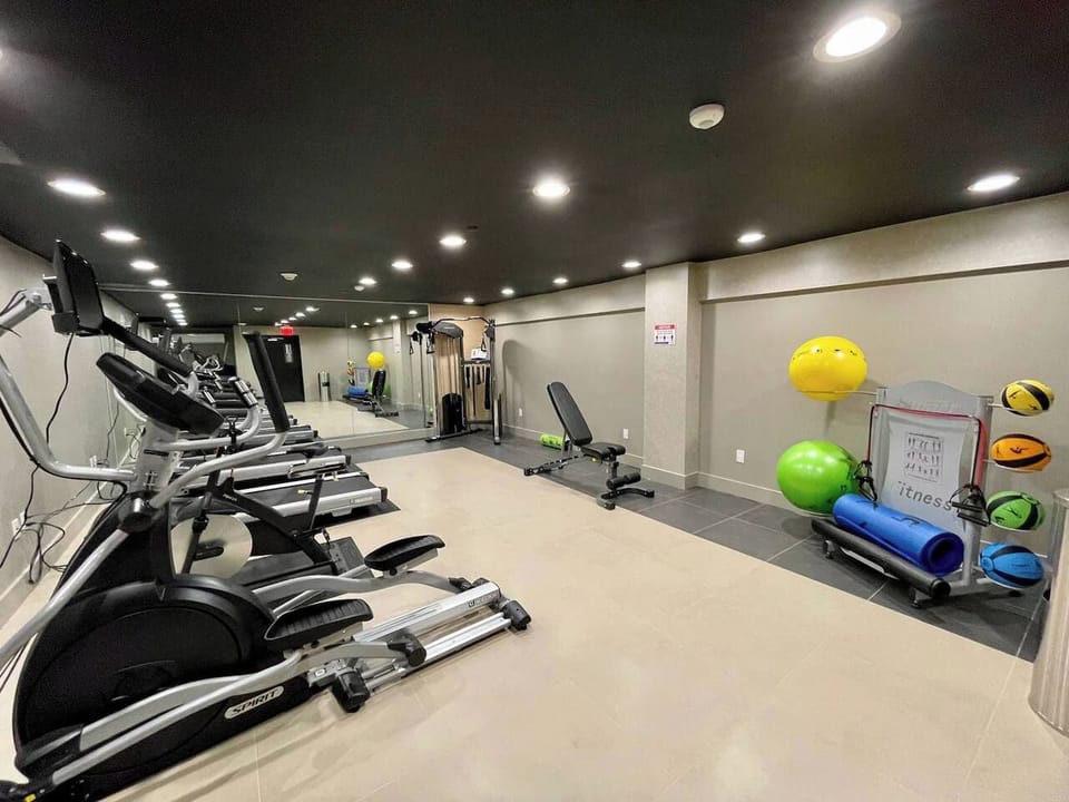 Gym: Guest fitness center available at our sister property, just a 1-minute walk away.