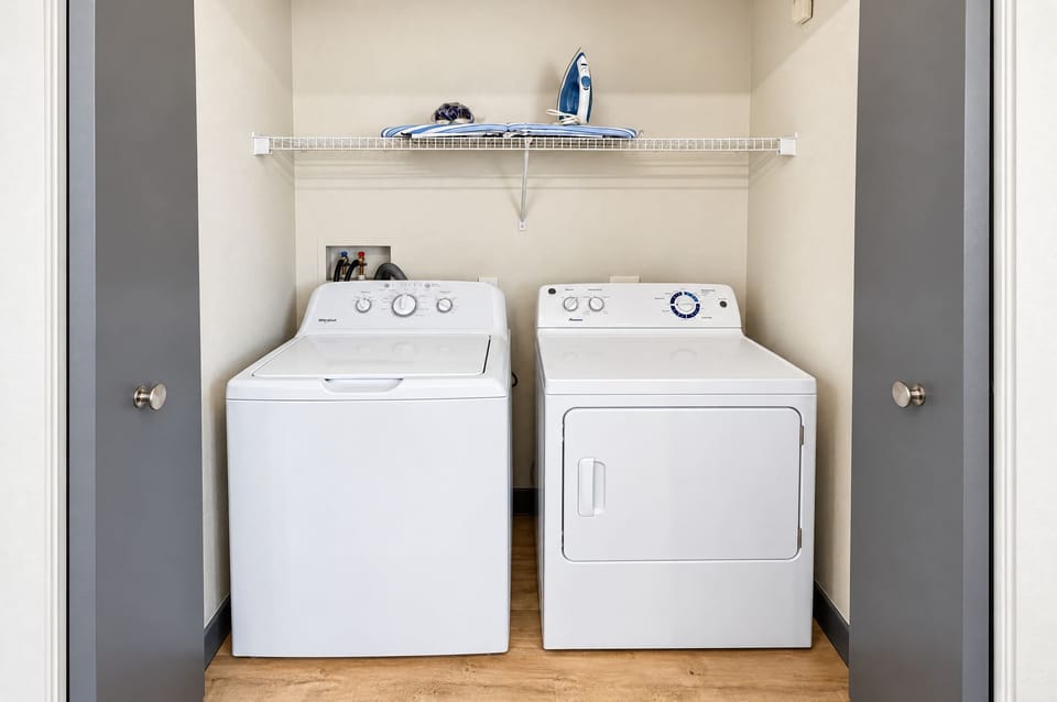 In-unit washer and dryer