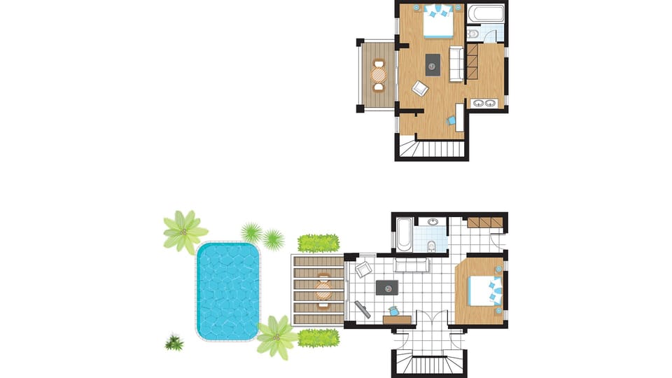 Pool Family Villa | Floor plan