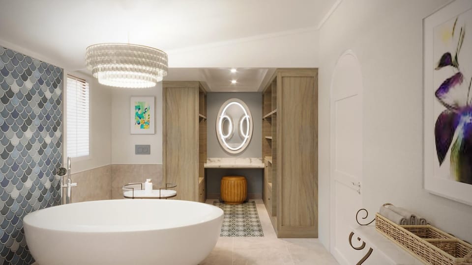 Deluxe Room | Bathroom | Shower, free toiletries, hair dryer, bidet