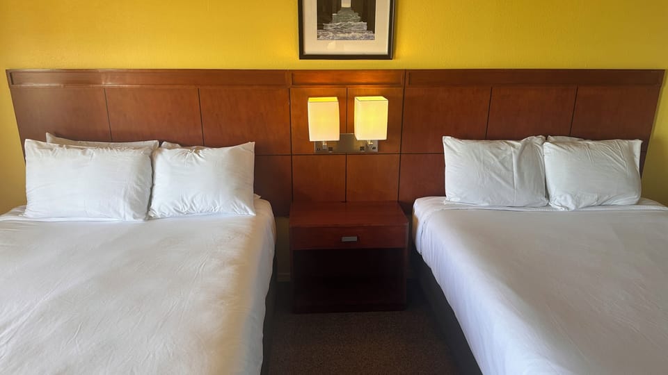 Signature Room, 2 Queen Beds, Non Smoking, Lake View | Premium bedding, desk, laptop workspace, blackout drapes