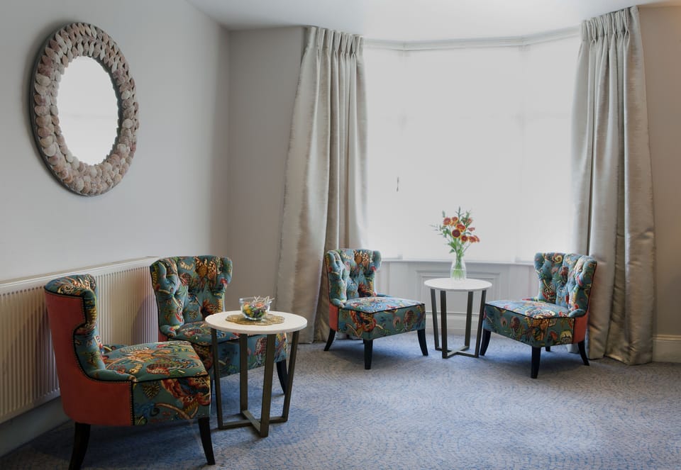 Lobby sitting area
