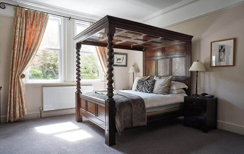 Four Poster Room | Premium bedding, in-room safe, desk, iron/ironing board