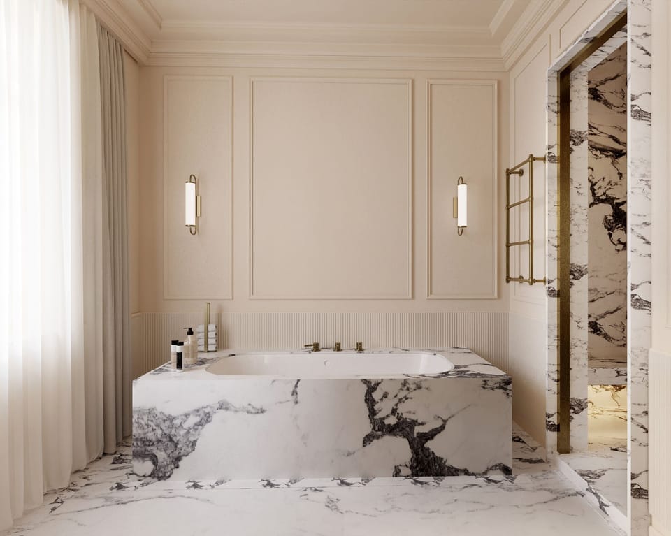 Elite Suite | Bathroom | Shower, free toiletries, hair dryer, bathrobes
