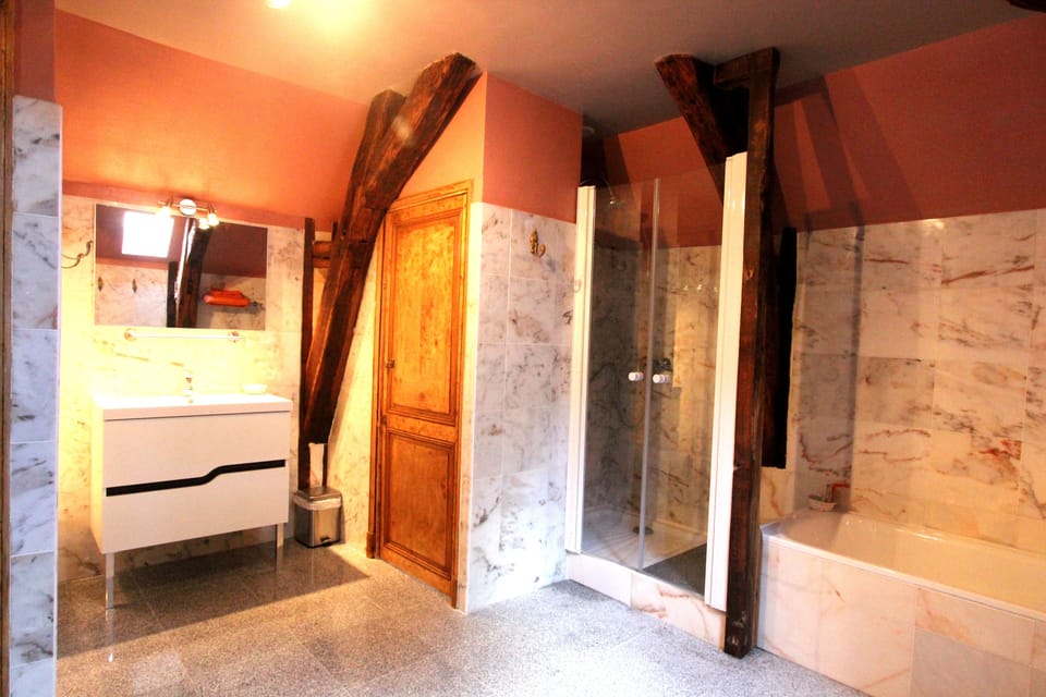 Deluxe Suite | Bathroom | Free toiletries, hair dryer, towels