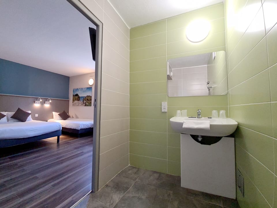Premium bedding, desk, soundproofing, iron/ironing board