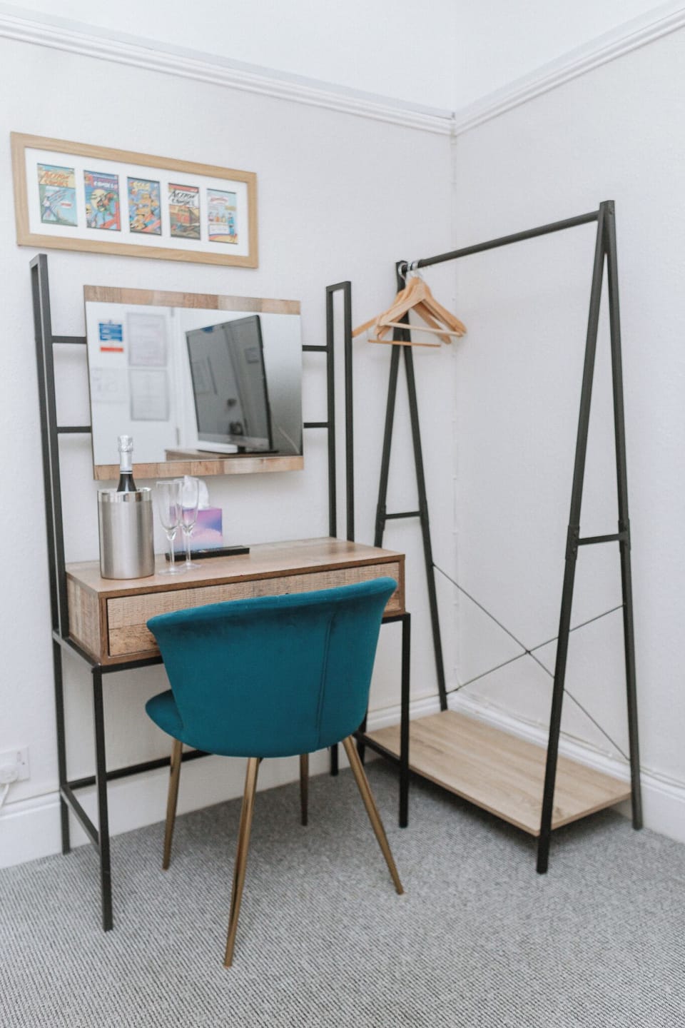 Double Room, Ensuite | Select Comfort beds, desk, soundproofing, iron/ironing board