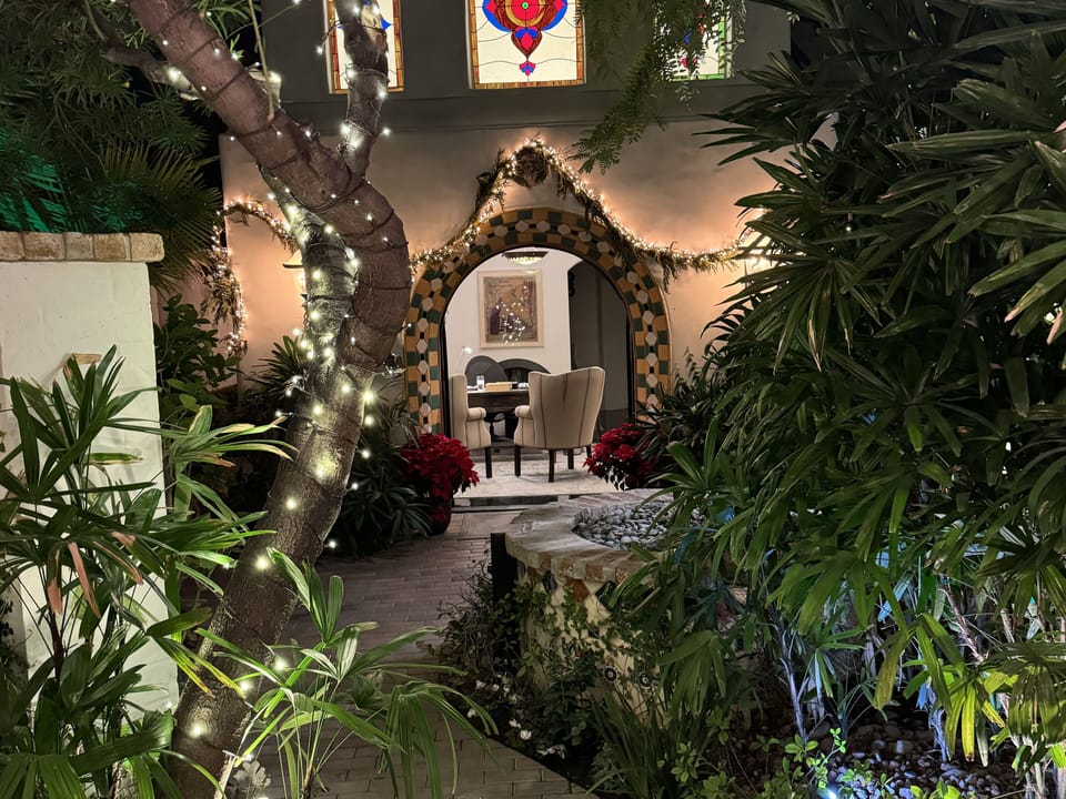 Front of property - evening/night
