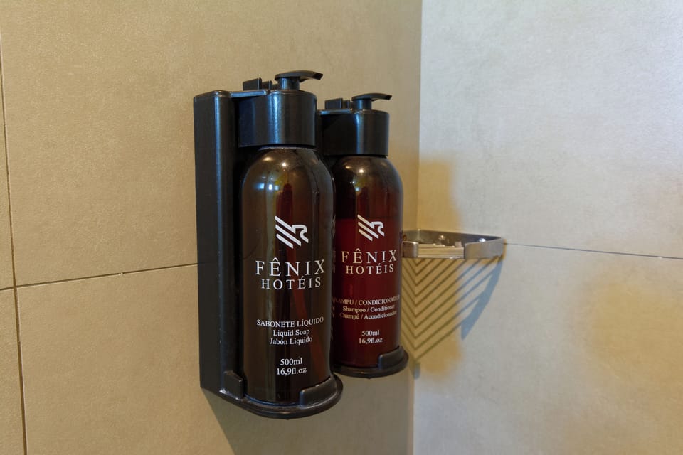 Shower, eco-friendly toiletries, hair dryer, towels