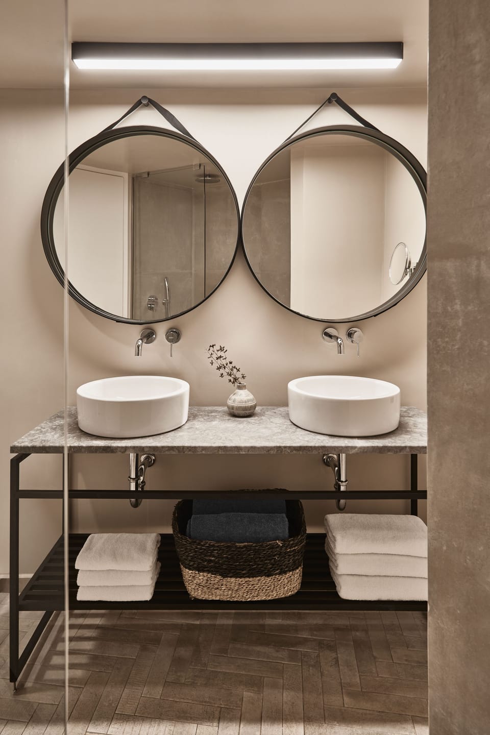 Shower, free toiletries, hair dryer, slippers