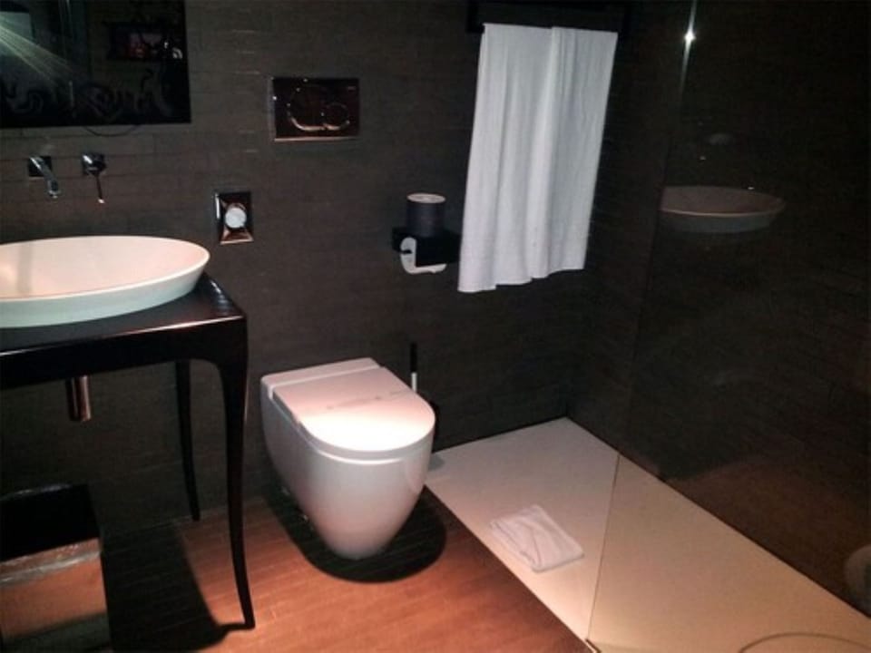 Shower, hair dryer, bathrobes, slippers