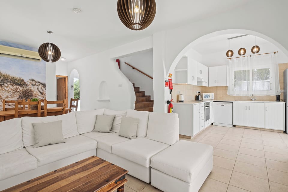 Villa, 3 Bedrooms, Garden View | Living area | Flat-screen TV, DVD player