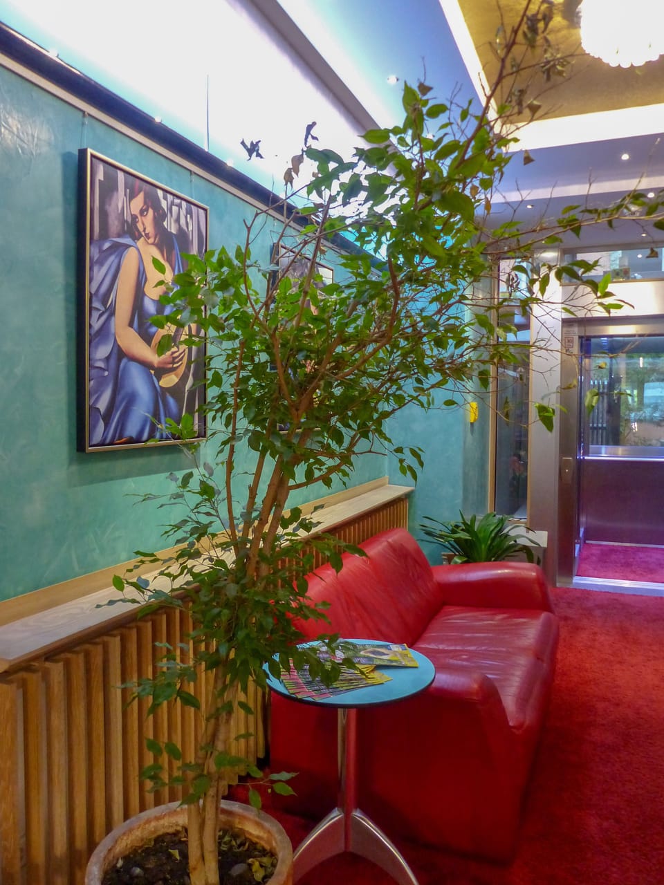 Lobby sitting area
