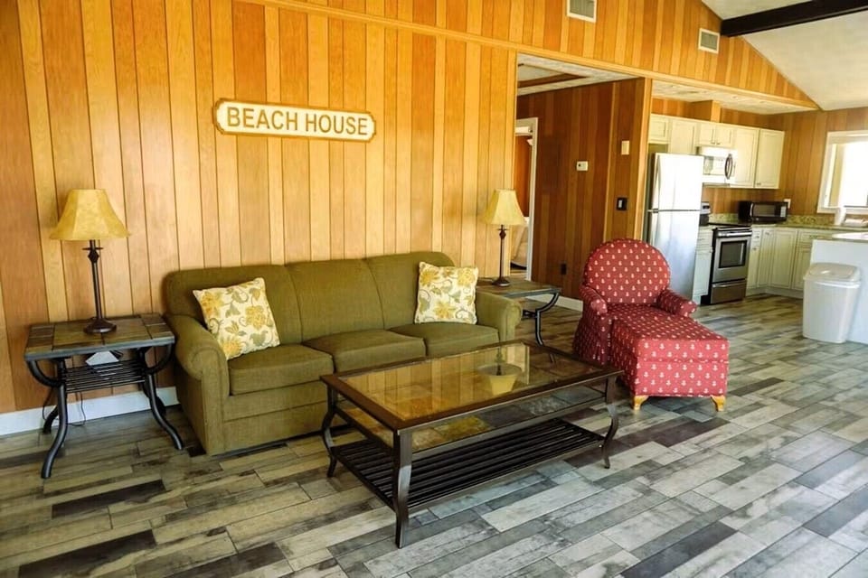 Beach House - 2nd Floor | Living area | 32-inch TV with cable channels