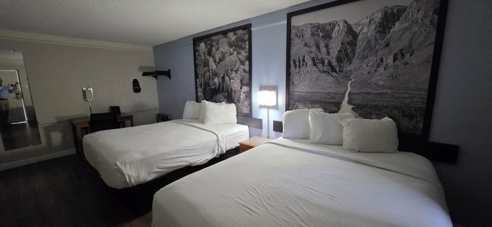 Pillowtop beds, in-room safe, desk, iron/ironing board