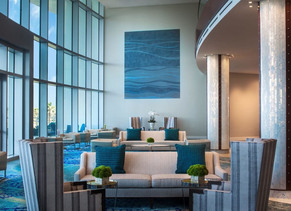 Lobby sitting area