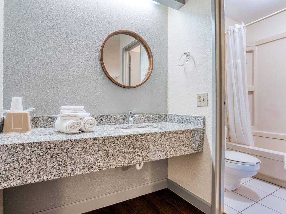 Room, 1 King Bed | Bathroom | Shower, eco-friendly toiletries, towels