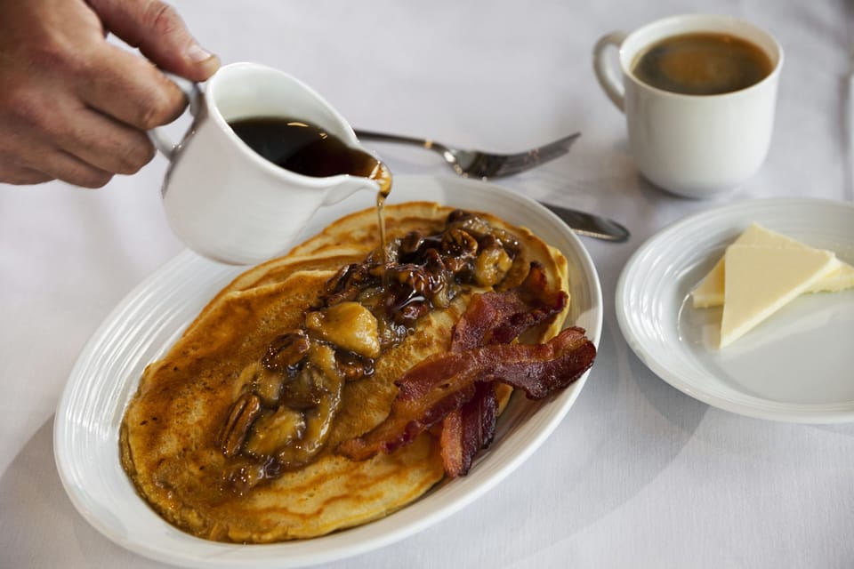 Daily buffet breakfast for a fee