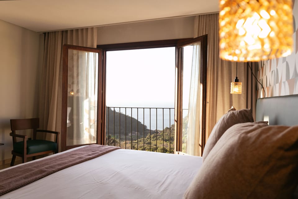 Panoramic double room, sea view Spa access not included | View from room