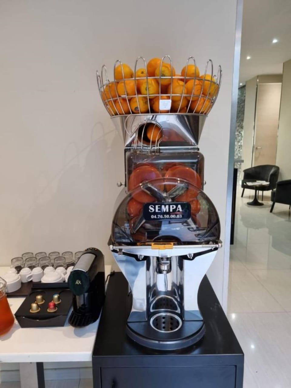 Daily buffet breakfast for a fee