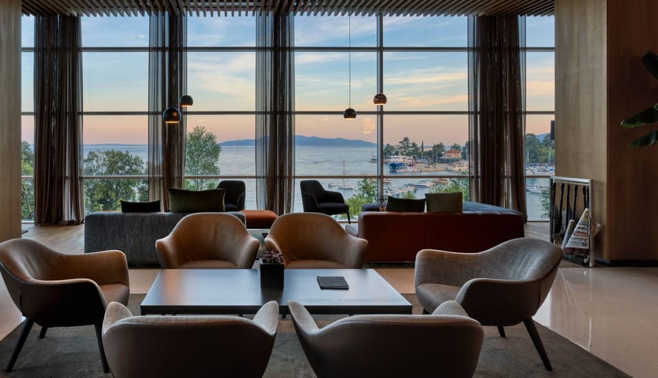 Lobby sitting area