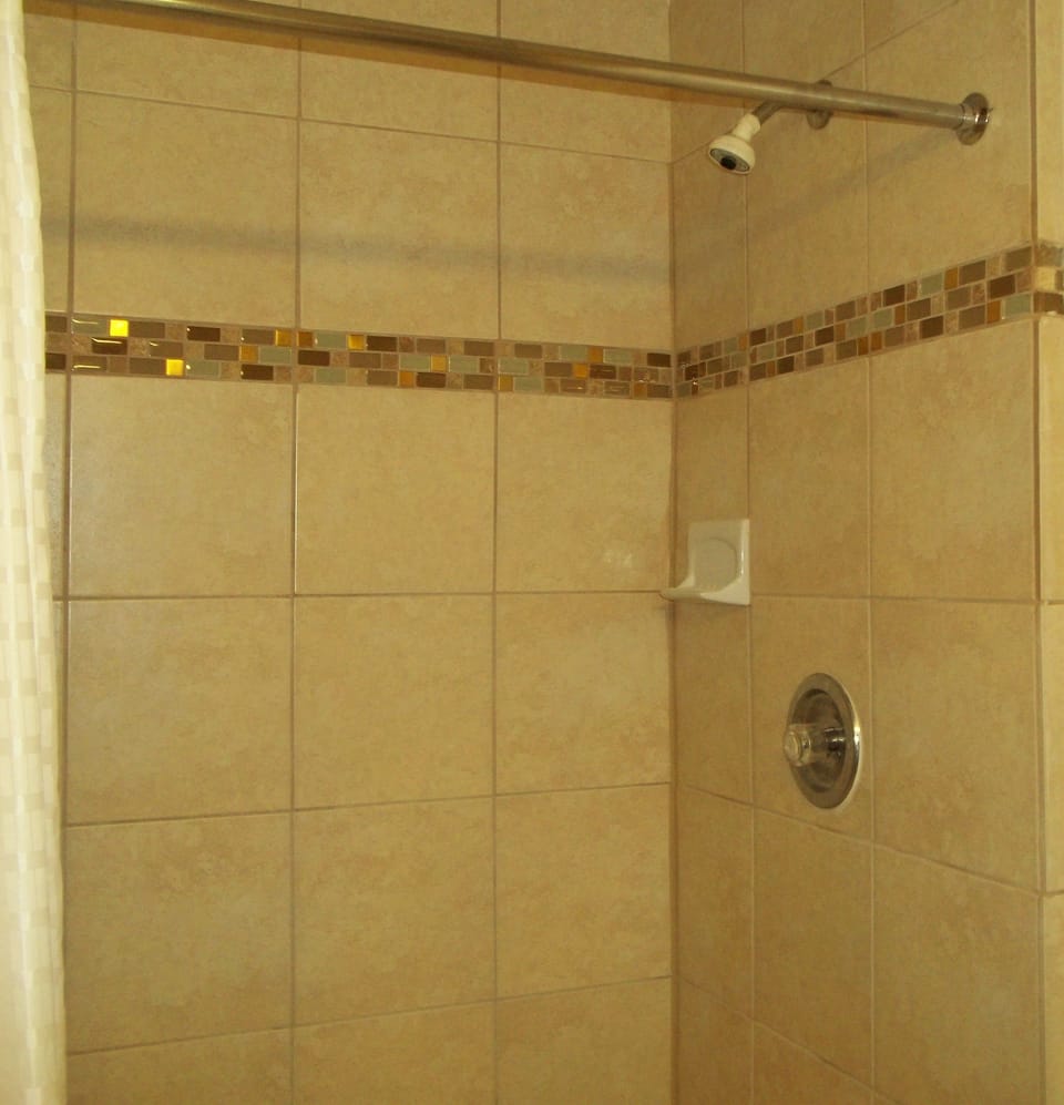 1 Queen Bed, Non Smoking | Bathroom shower