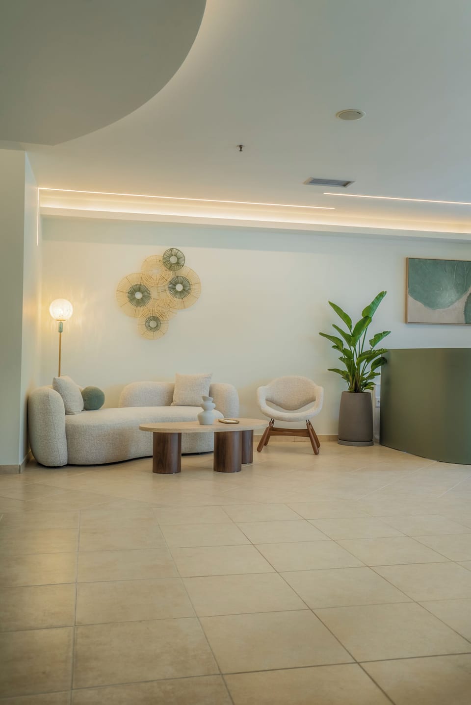 Lobby sitting area