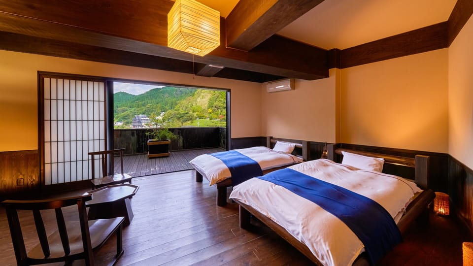 "Tenkuan" Suite Japanese Western Style with Open-air Bath, Non-Smoking | In-room safe, desk, iron/ironing board (on request), WiFi (free)