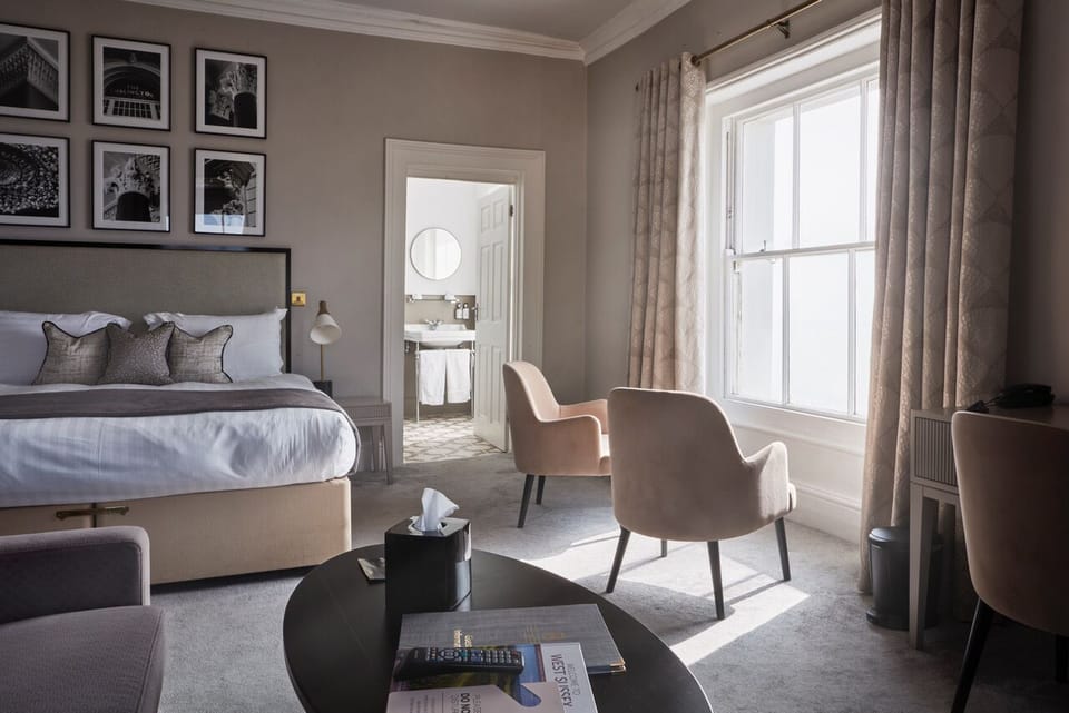 The Burlington Suite with dual aspect sea view | Desk, iron/ironing board, free WiFi, bed sheets