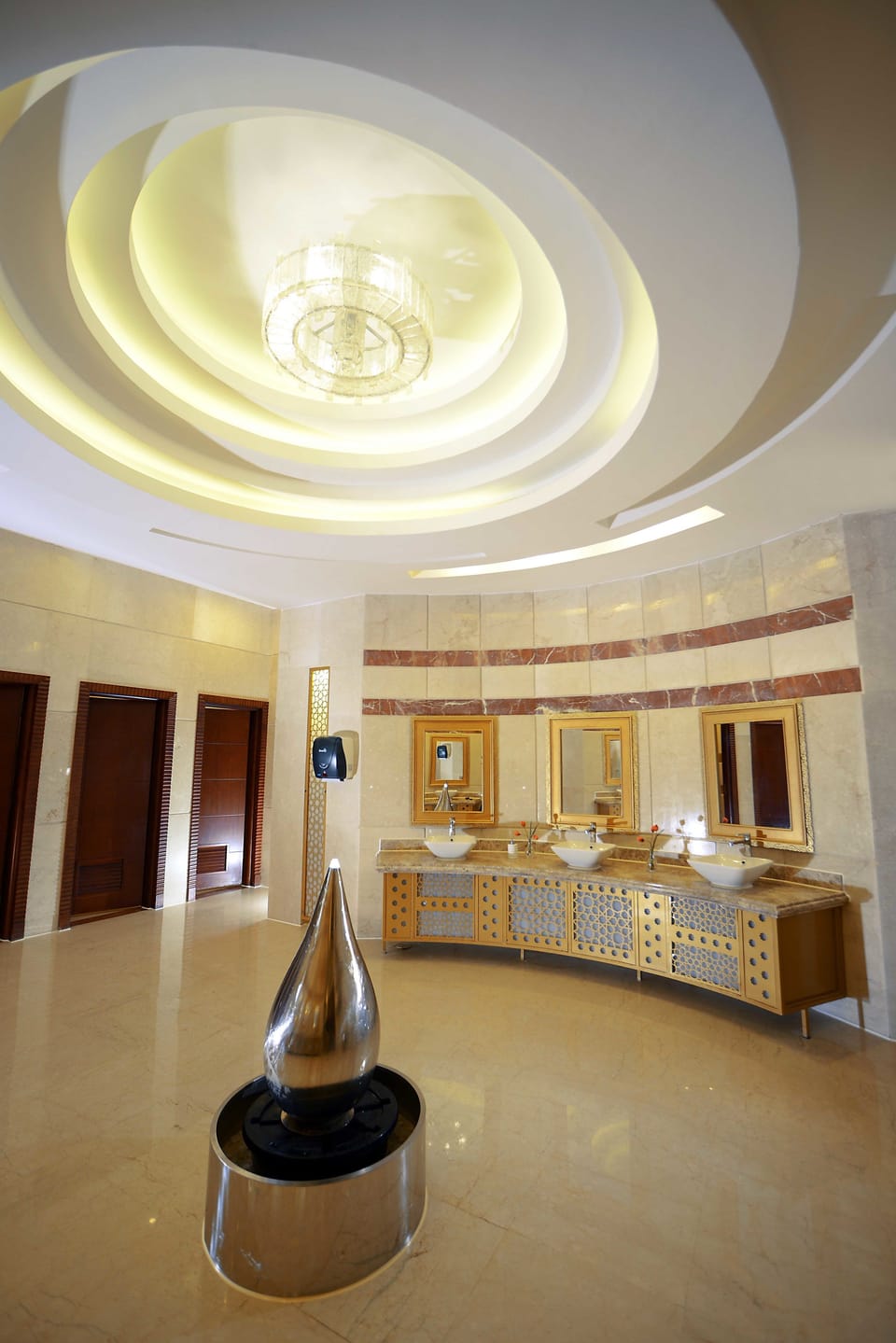 Interior entrance