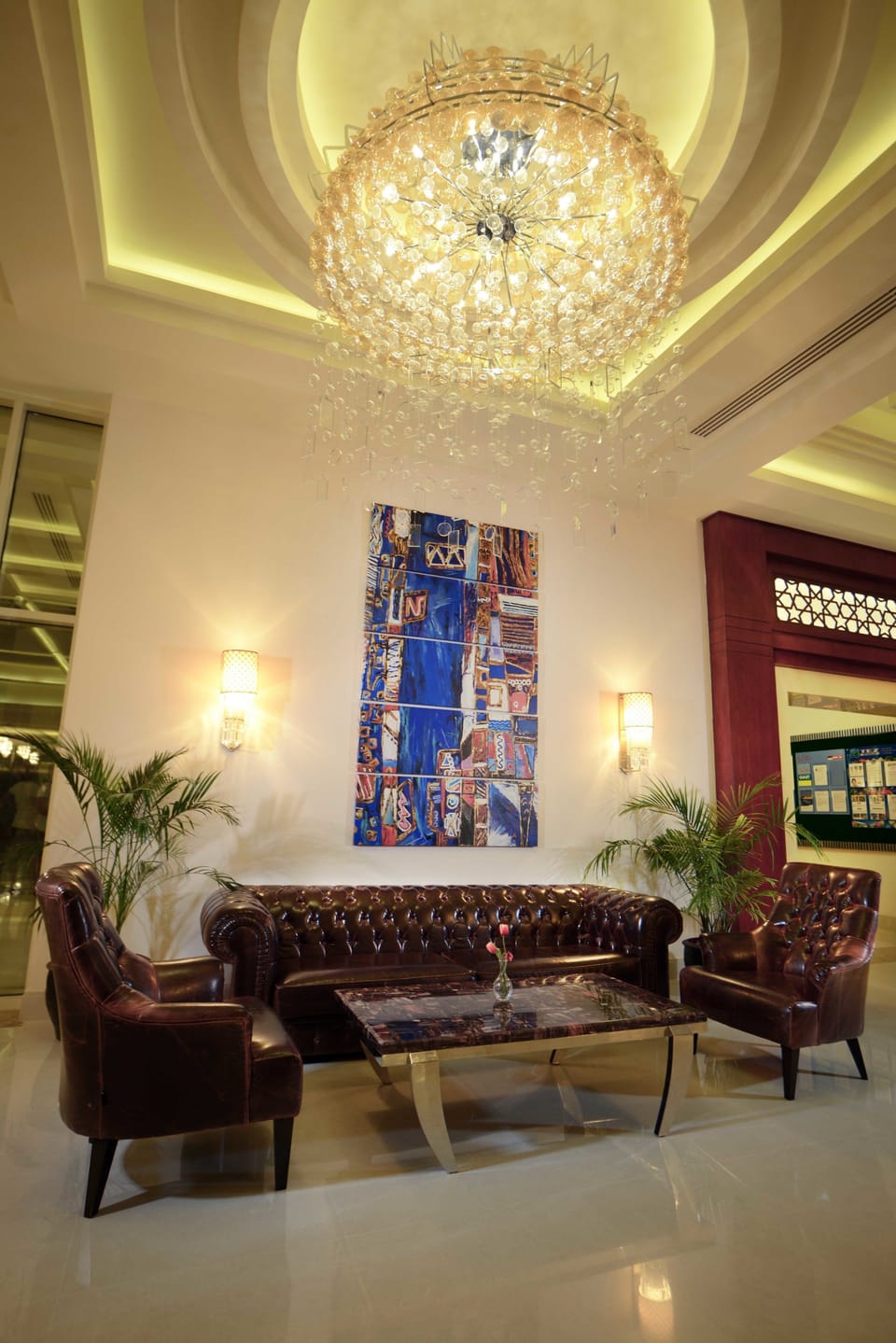 Interior entrance