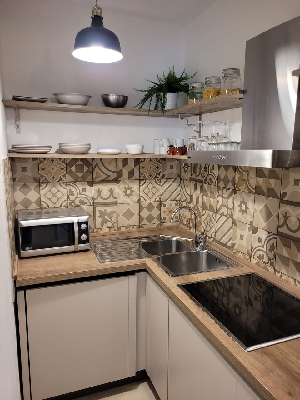 Apartment | Private kitchen | Fridge, highchair