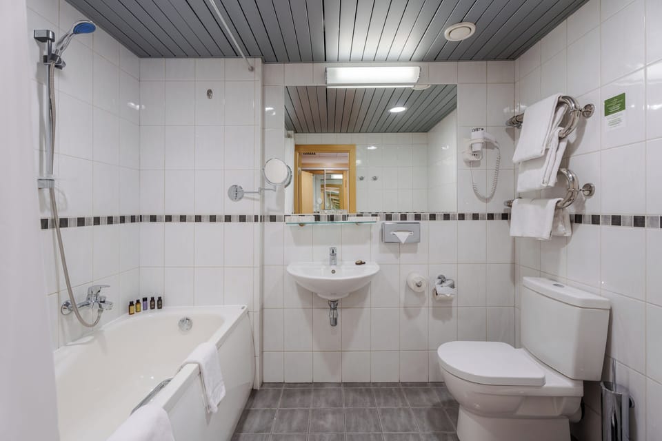 Deluxe Room  | Bathroom | Free toiletries, hair dryer, towels, soap