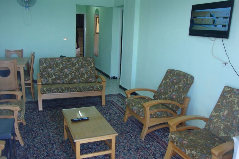 Apartment, 2 Bedrooms | Living area | LCD TV