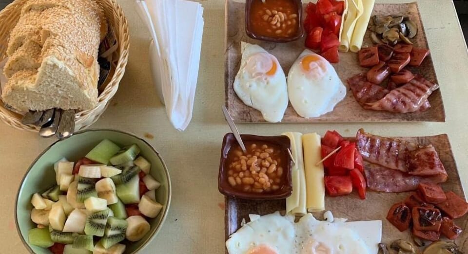 Daily English breakfast for a fee