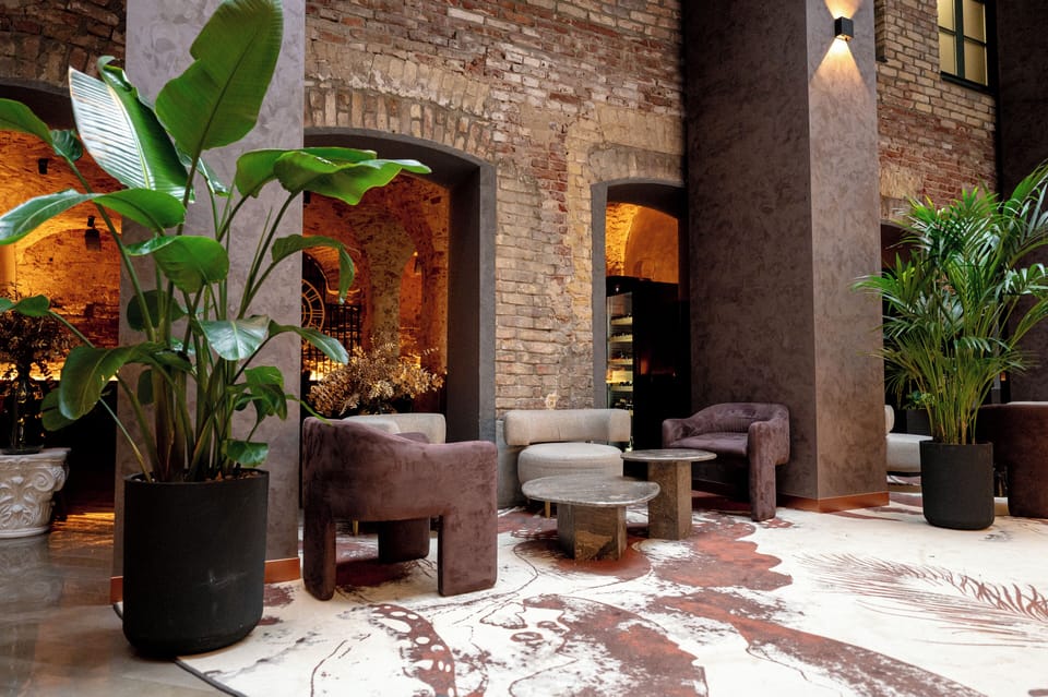 Lobby sitting area