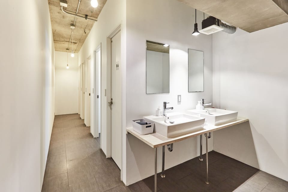 Mixed Dormitory, Shared Bathroom | Bathroom | Hair dryer, bidet, towels