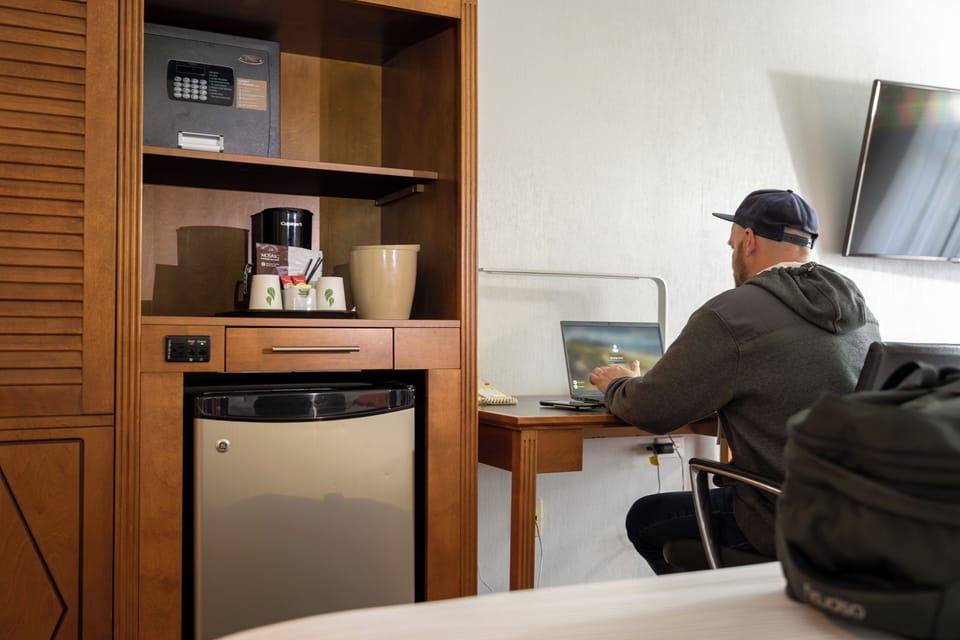 In-room safe, desk, blackout drapes, iron/ironing board