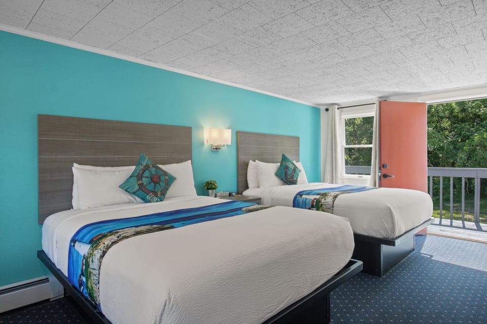 Standard Room, 2 Queen Beds, Non Smoking, Pool View | View from room