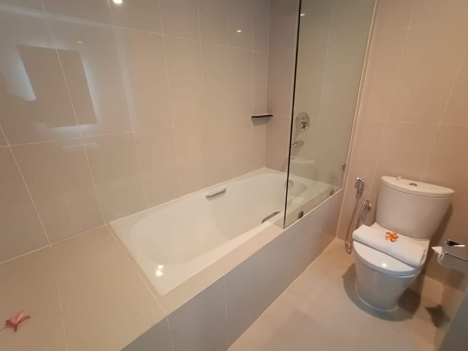 Free toiletries, hair dryer, slippers, towels