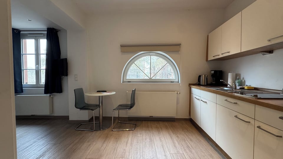 Standard Apartment | Private kitchen | Full-size fridge, microwave, stovetop, espresso maker