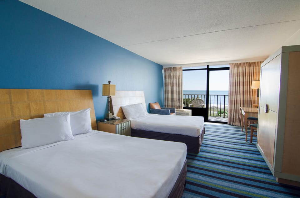 Oceanfront Room | Iron/ironing board, free WiFi, bed sheets