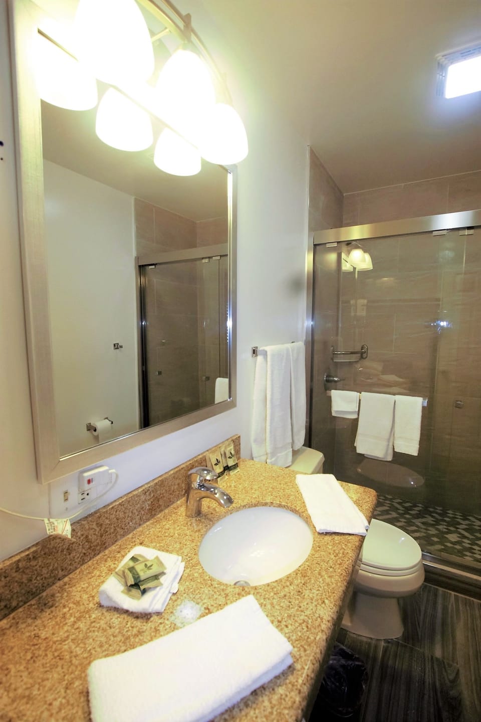Standard Room, 1 Queen Bed | Bathroom | Free toiletries, towels