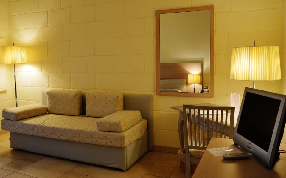 Superior Room, Terrace, Garden View | Living area | Flat-screen TV