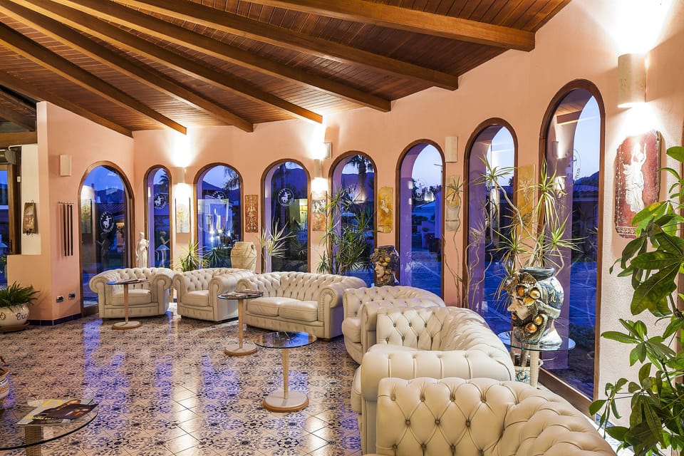 Lobby sitting area